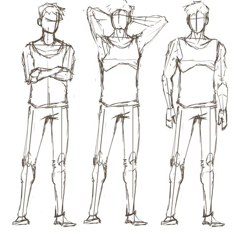 character pose sketch