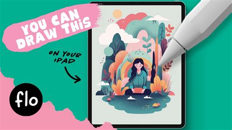 A vibrant and colorful illustration created using Procreate
