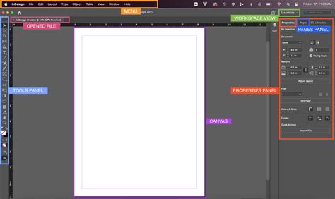 Adobe InDesign interface showing export options
