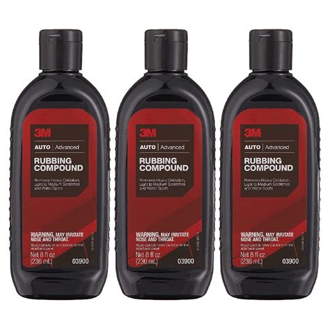 Tube of automotive rubbing compound