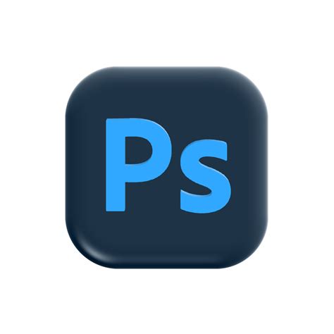 Image illustrating a logo with a transparent background in Photoshop
