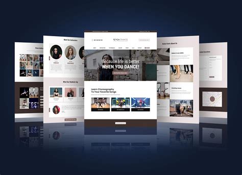 Photoshop Web Design Mockup