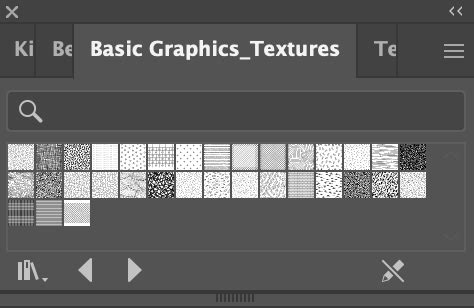 Illustrator Basic Graphics Textures library