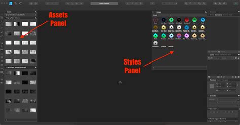 Affinity Designer 2 layer panel example