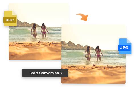 Flowchart of online HEIC to JPG conversion
