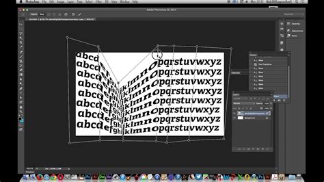 Photoshop Warp Text Tool Example