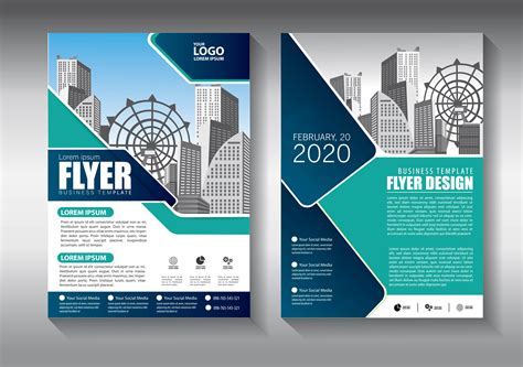 Examples of different flyer design styles