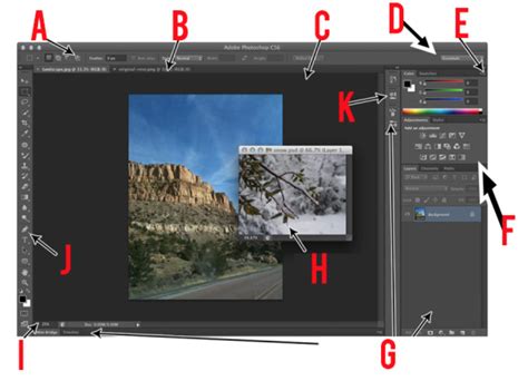 Comparison diagram of Photoshop Express and Adobe Photoshop features