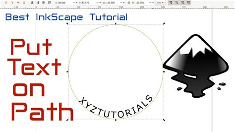 Inkscape text converted to path