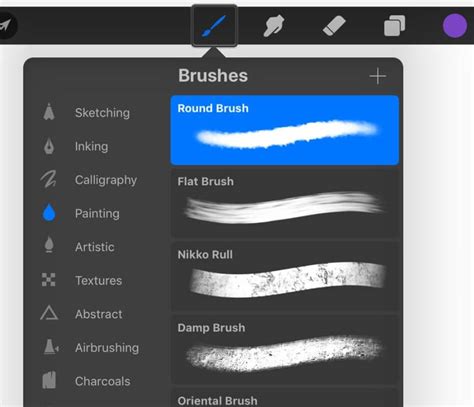 Procreate brush studio blend mode options