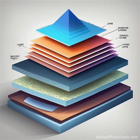 Illustration of Photoshop layers