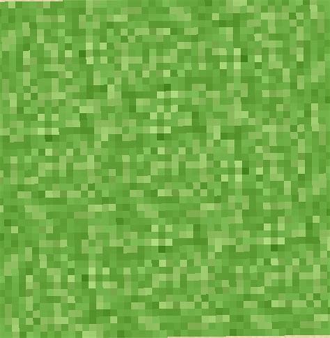 Close-up of detailed Minecraft grass texture
