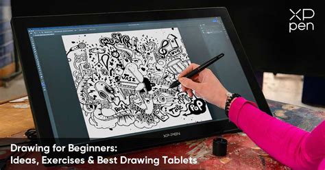 Artist using a digital drawing tablet with Corel Painter software