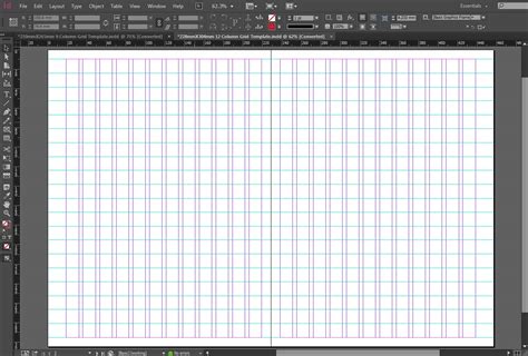 InDesign frame grid creation