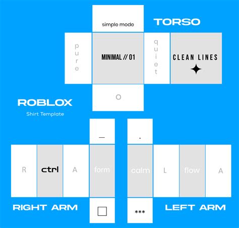 Photopea interface showing a blank Roblox shirt template