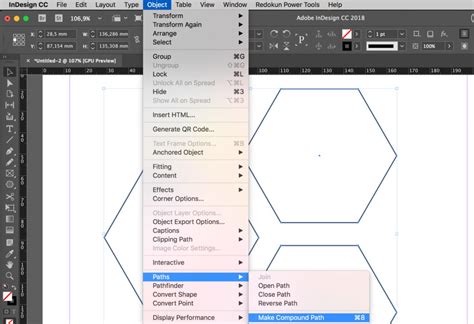 InDesign shape used as a mask for an image