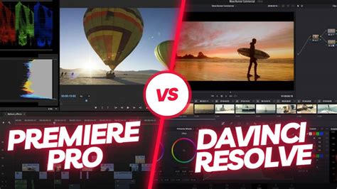 Color grading interface comparison: VEGAS Pro vs. DaVinci Resolve