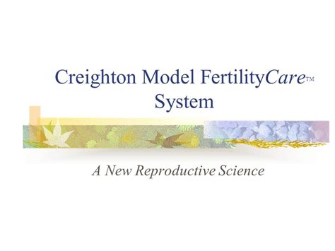 Diagram illustrating the Creighton Model FertilityCare System charting method