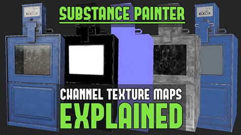 Substance Painter color channel enabled