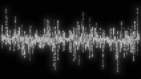 Audio waveform with background noise