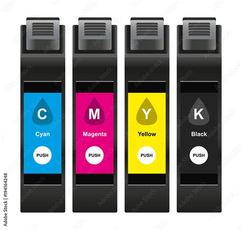 CMYK ink cartridges