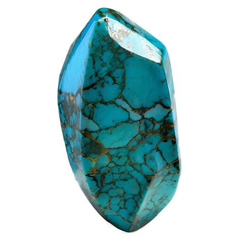 A vibrant turquoise gemstone
