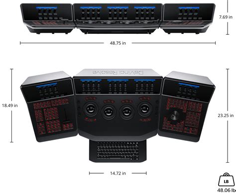 DaVinci Resolve Advanced Panel layout