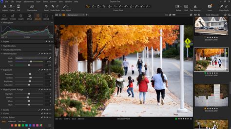 Capture One Pro interface with customizable toolbars