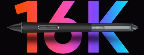 Stylus with 16K pressure levels