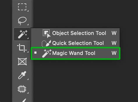 Demonstrating the Magic Wand tool selecting a white background