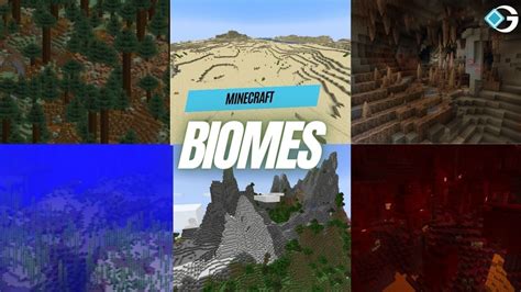 Minecraft biomes side by side