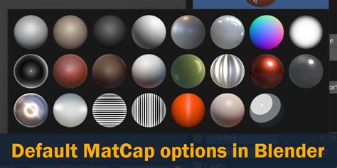 Blender Matcap example for sculpting