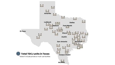 Map showing potential locations for DAC facilities in Texas