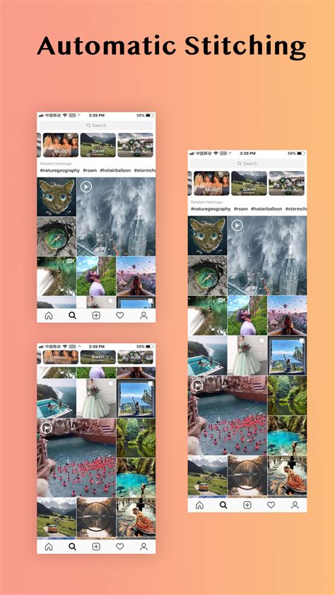 Screenshot of Pic Stitch interface