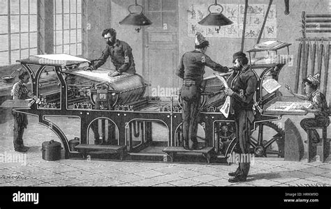19th-century printing press