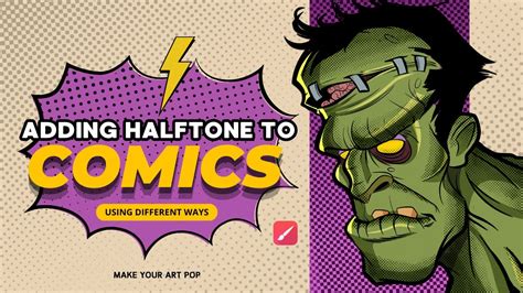 Modern comic art using digital halftones