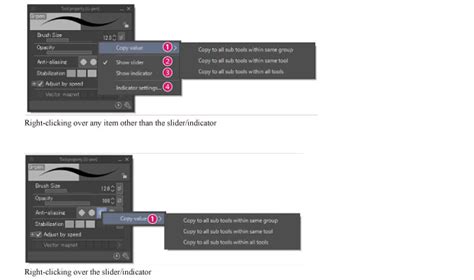 Screenshot of Clip Studio Paint's Tool Property palette showing the Fisheye perspective option.