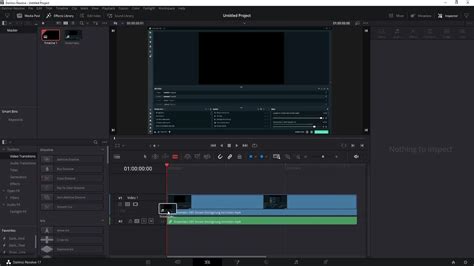 Duplicating a video clip in DaVinci Resolve