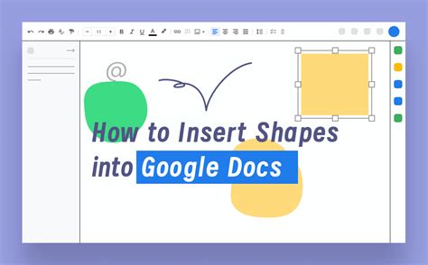 Google Drawings toolbar with Insert button highlighted