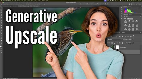 Photoshop Generative Upscale interface