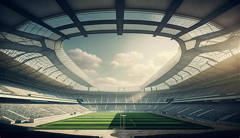 Original low-resolution image of a football stadium