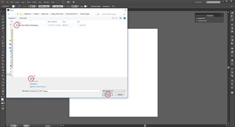 Illustrator document with linked files