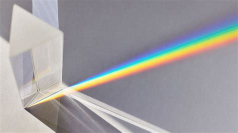 Close-up of a lens showing light refraction