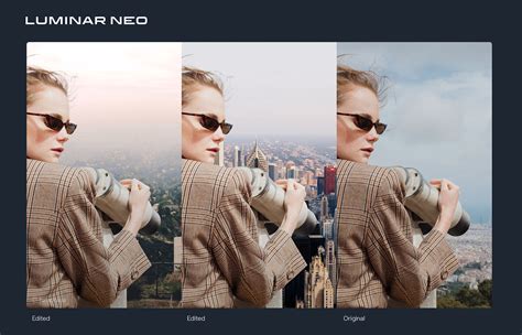 Luminar Neo interface showcasing AI sky replacement