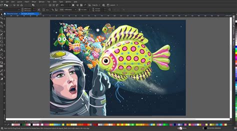 CorelDRAW Web interface with cloud saving icon