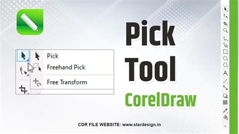 CorelDRAW Pick Tool and transformation handles