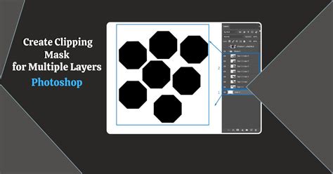 Photoshop layers demonstrating clipping a texture to a shape