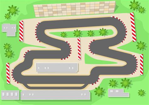 Mascot character falling down on the race track