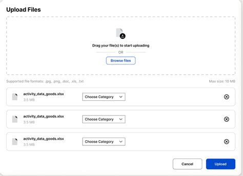 User uploading an image to an online photo editor