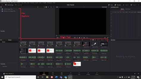 DaVinci Resolve interface overview